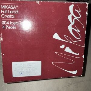 Mikasa Iced Tea 4 Piece Glasses (2 sets) total 8 glasses